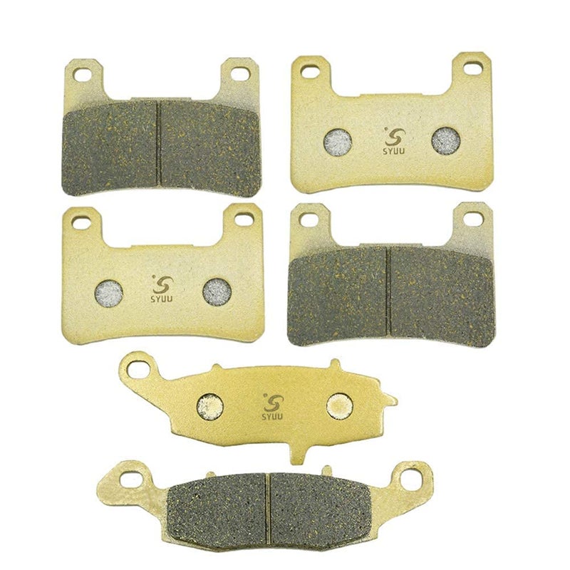 S SYUU High-Performance Reliable Motorcycle Front Rear Brake Pads Set Kit Compatible with Suzuki VZR 1800 Boulevard M 1800 R M109R M109R2 2006-2015 - Low Noise, Easy Installation FA379F FA231R - Image 1